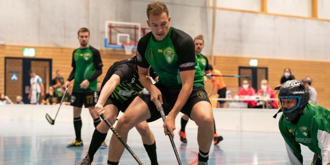 Herren von Floorball Albis gewinnen auf dem Kleinfeld den Cup-Auftakt 2022/23. Floorball Albis Cup 2022/23