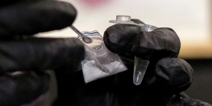 Polizeilicher Kokain-Test Polizeilicher Kokain-Test