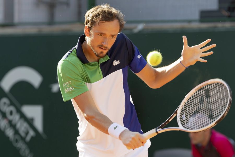 Gehört bei den French Open zum engsten Favoritenkreis: der Russe Daniil Medwedew.