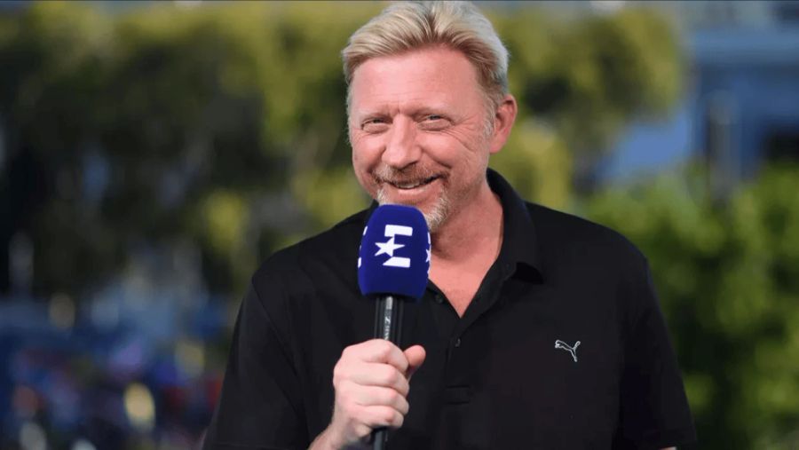 Boris Becker kommentierte die Grand-Slam-Spiele auf «Eurosport».