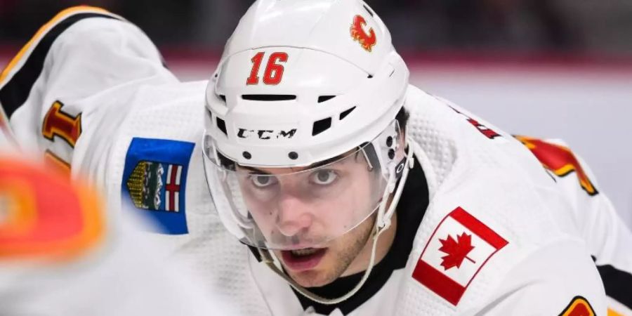 Tobias Rieder spielt in der NHL für die Calgary Flames. Foto: David Kirouac/CSM via ZUMA Wire/dpa