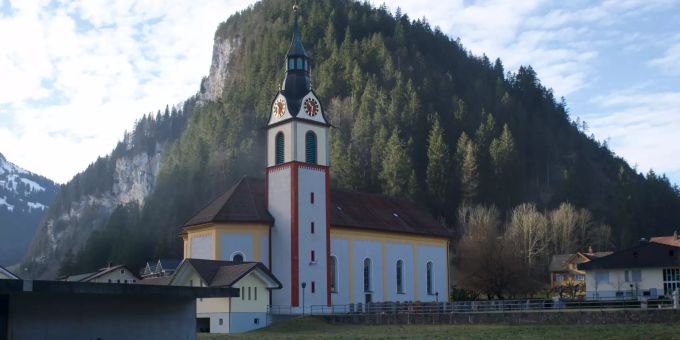 Die St. Joseph Kirche in Unteriberg. Unteriberg