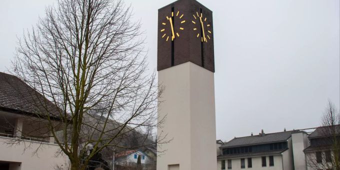 Kircheturm in Teufenthal. Kircheturm in Teufenthal.
