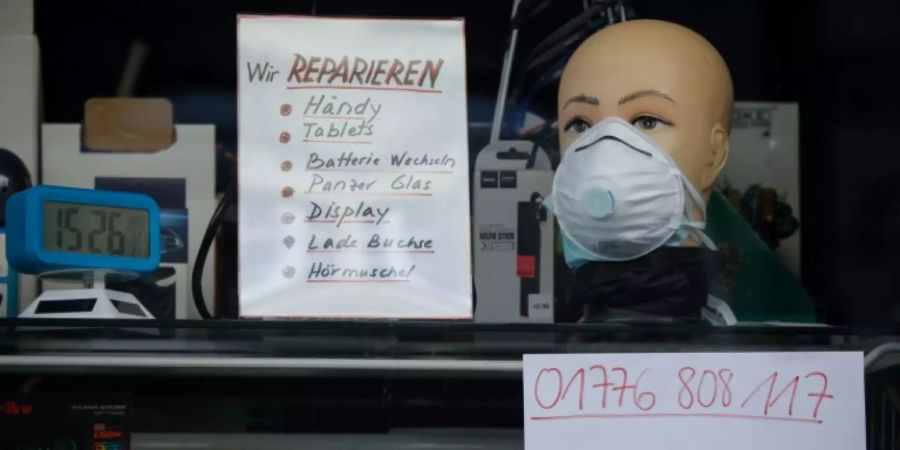 Anzeige für FFP2-Schutzmasken in Berlin-Kreuzberg