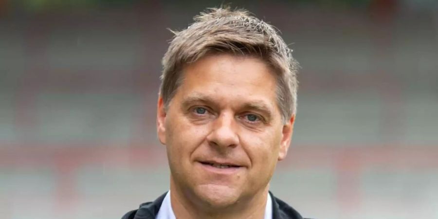 Unions Geschäftsführer Sport, Oliver Ruhnert. Foto: Andreas Gora/dpa