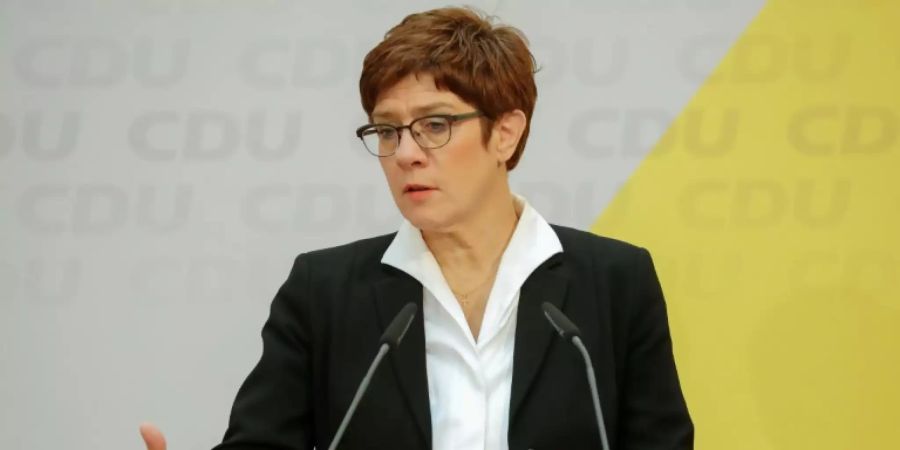CDU-Chefin Kramp-Karrenbauer