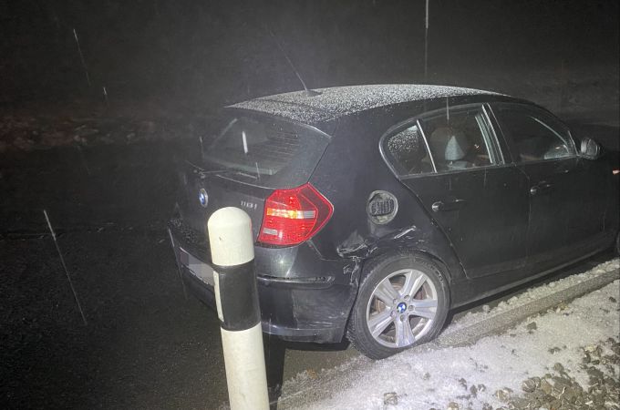 Beide Fahrer rutschten auf der Strasse. St. Gallen