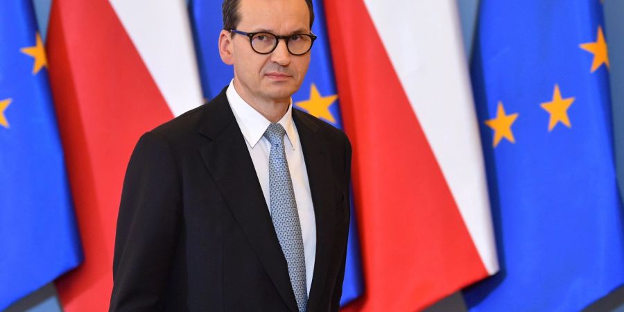 Polens Ministerpräsident Mateusz Morawiecki. Mehrere Aktionen seiner Regierung haben zuletzt für Irritationen im deutsch-polnischen Verhältnis gesorgt.