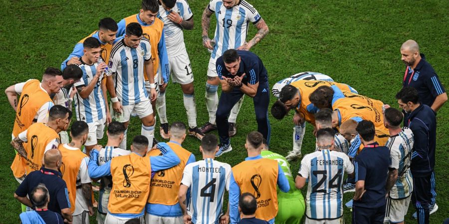 Coachte seine Mannschaft zum Weltmeister-Titel: Argentiniens Trainer Lionel Scaloni.