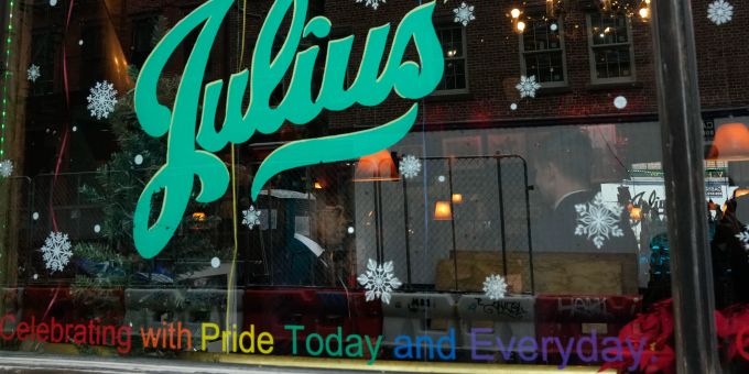 Die Julius' Bar in New York steht nun unter Denkmalschutz. Julius' Bar