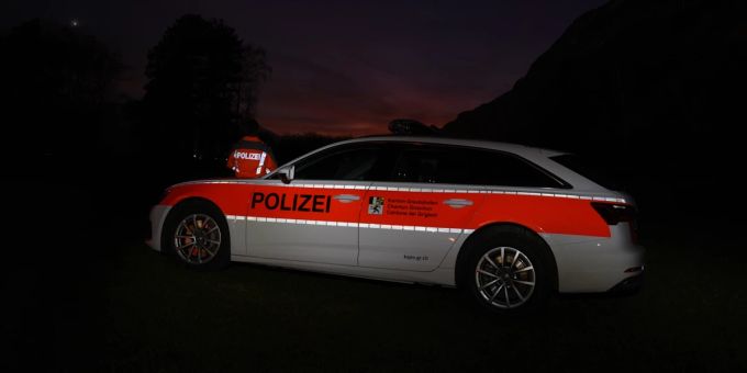 Kantonspolizei Graubünden. (Symbolbild). Kantonspolizei Graubünden