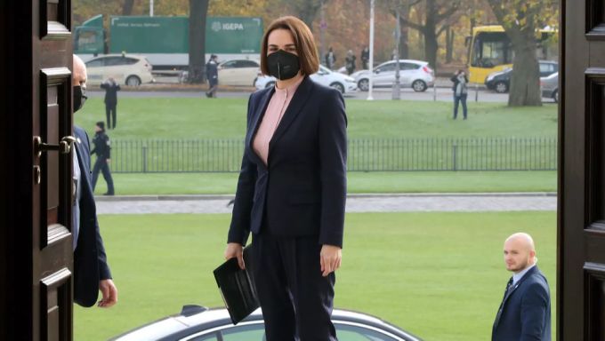 Swetlana Tichanowskaja – die belarussische Oppositionsführerin. Swetlana Tichanowskaja