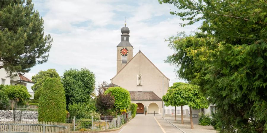 Die katholische Kirche in Zuzwil (SG).