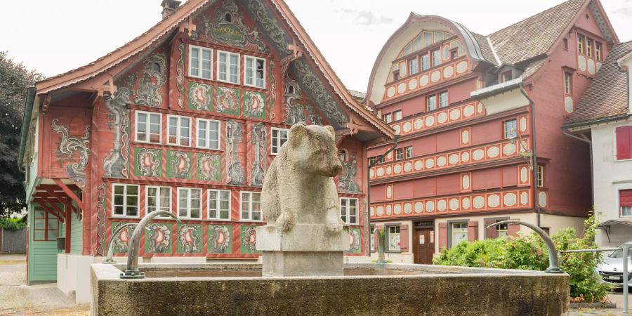 Der Bärenbrunnen in Flawil.