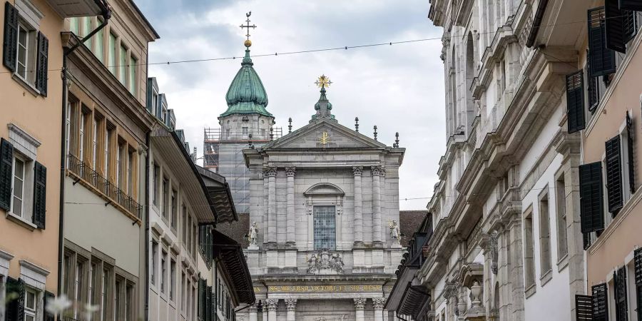 Die St. Ursenkathedrale in Solothurn.