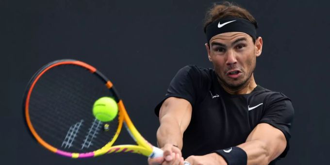 Rafael Nadal im Einsatz Rafael Nadal