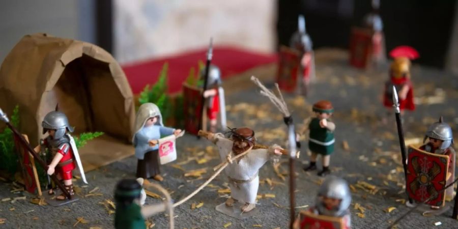 Passion Christi mit Playmobilfiguren