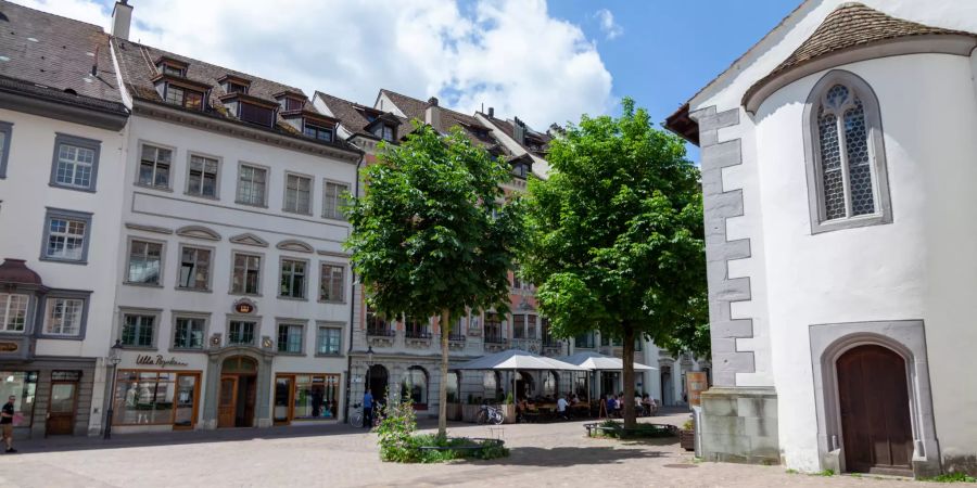 Der Kirchenhofplatz in Schaffhausen.