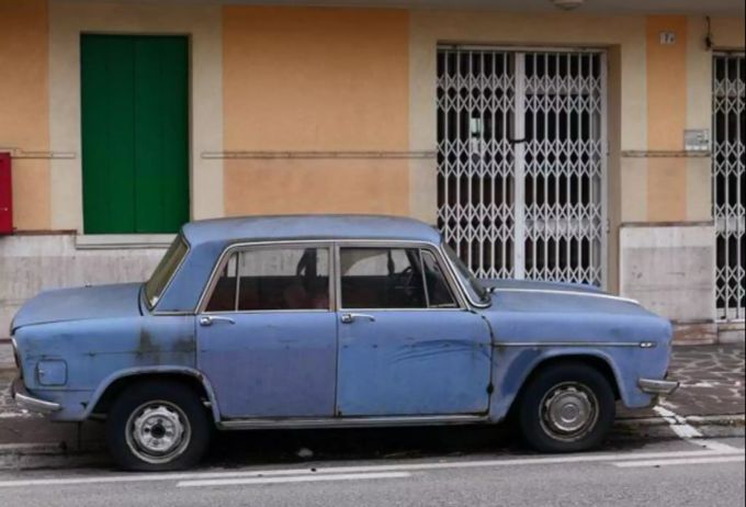 Der Lancia von Angelo Fregolent. Lancia