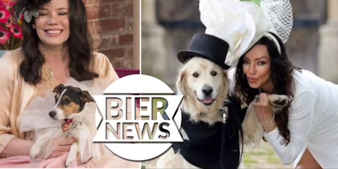 Wedeln mit Schwanz - Kein Witz: Britin «heiratet» ihren Hund!