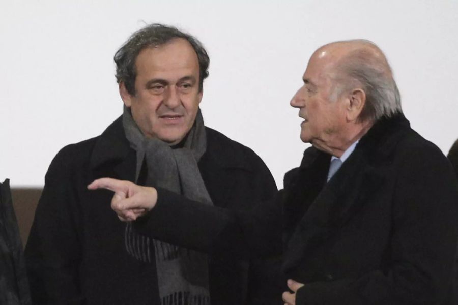 Michel Platini Sepp Blatter