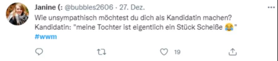 Bei Twitterusern stösst die Nordrhein-Westfälin auf Antipathie.