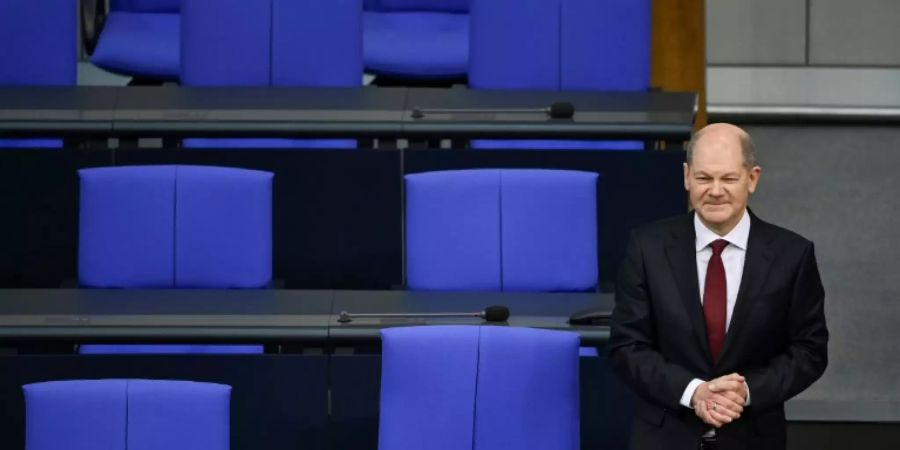 Scholz im Bundestag