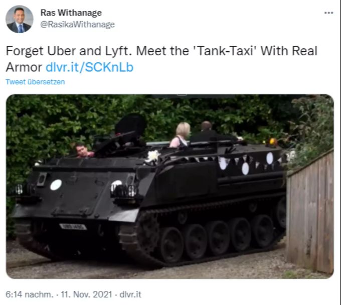 Das Panzer-Taxi. Panzer Taxi
