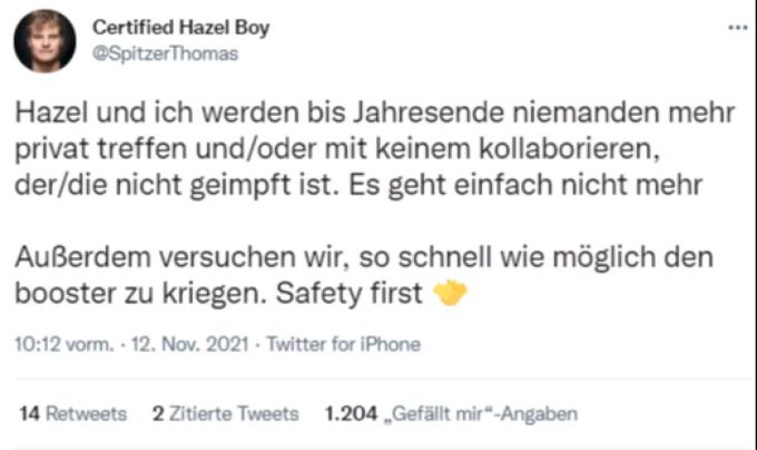 Im Hause Brugger-Spitzer sind bis Jahresende keine Ungeimpften erwünscht. Thomas Spitzer