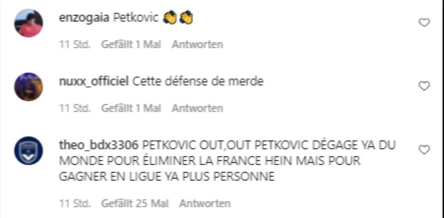 Die Bordeaux-Fans fordern den Abgang von Vladimir Petkovic.