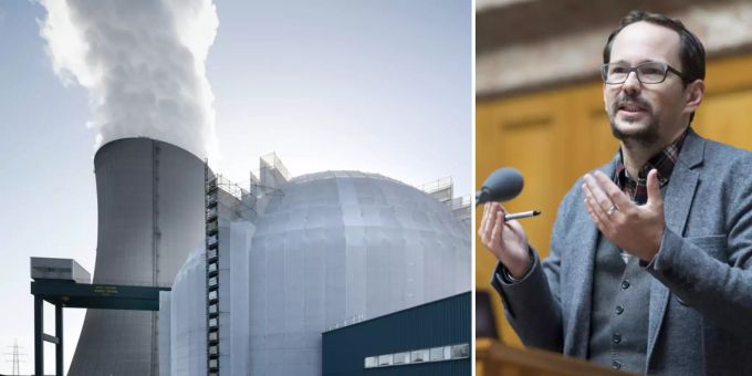 Grünen-Präsident Balthasar Glättli will die Einstufung der AKW als klimafreundlich in der Schweiz verhindern. AKW Die Grünen Schweiz