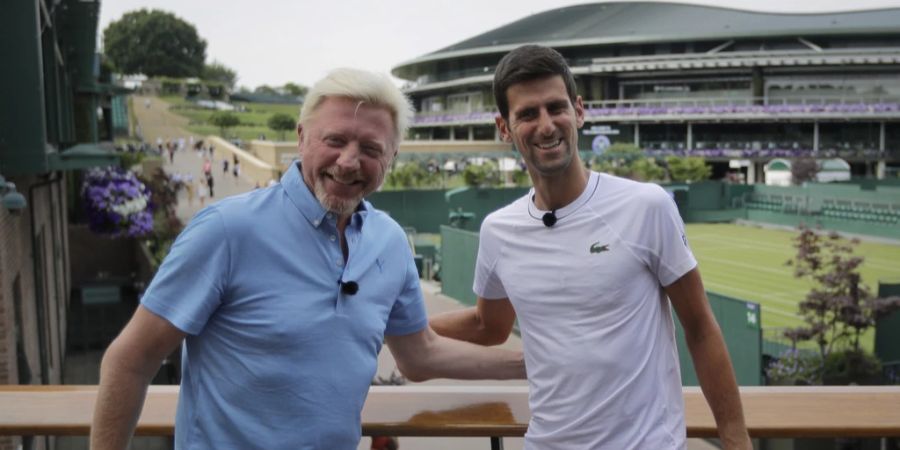 Boris Becker Novak Djokovic