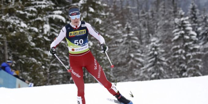 Nadine Fähndrich wird in Falun Vierte. Nadine Fähndrich
