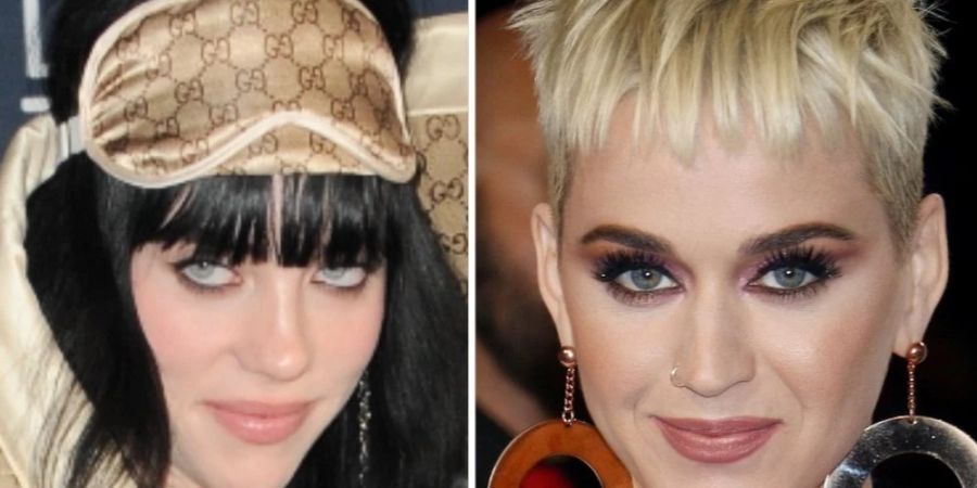 Billie Eilish war für Katy Perry (r.) «nur ein blondes Mädchen».