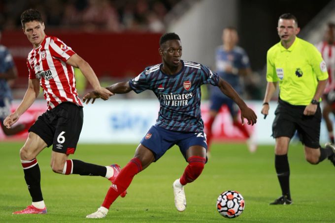 Folarin Balogun im Dress des FC Arsenal im Jahr 2021. Folarin Balogun