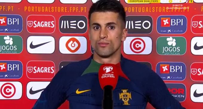 João Cancelo ist sichtlich erstaunt über das Aus von Julian Nagelsmann. Cancelo Julian Nagelsmann