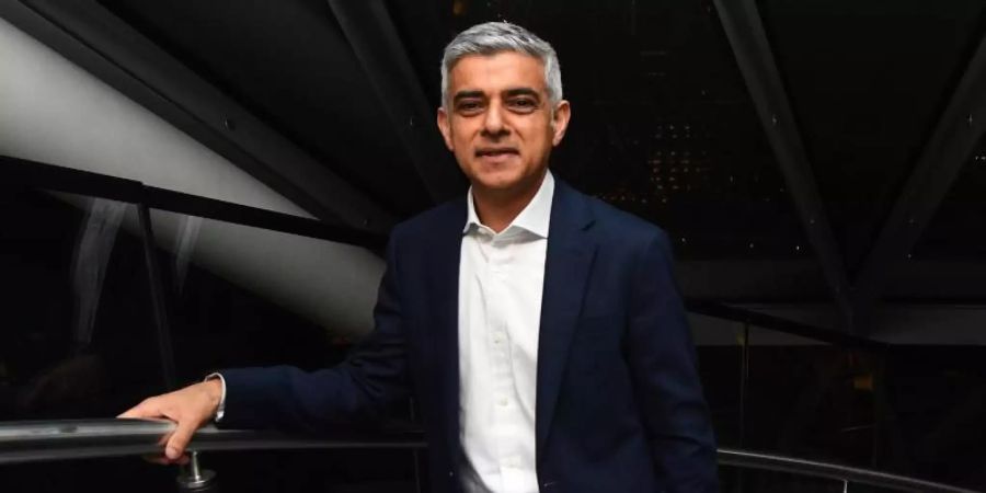 Auch auf nationaler Ebene ein Erfolg für Labour: Londons Bürgermeister Sadiq Khan bleibt im Amt. Foto: Victoria Jones/PA Wire/dpa