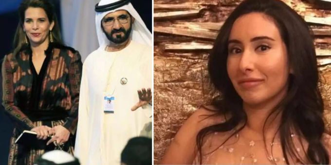 Prinzessin Latifa (rechts) soll von ihrem Vater als Geisel gehalten werden. latfia