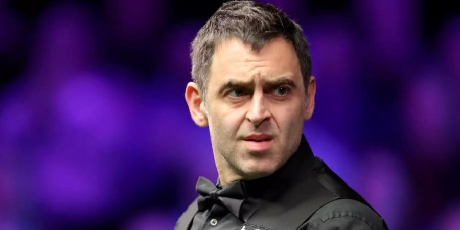 Der Titelverteidiger macht traditionell den Auftakt bei der Snooker-WM: In diesem Jahr Ronnie O'Sullivan. Foto: Richard Sellers/PA Wire/dpa