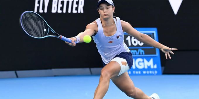Ashleigh Barty ist beim WTA-Tour-500-Turnier in Adelaide schon bei ihrem ersten Auftritt gescheitert. Ashleigh Barty