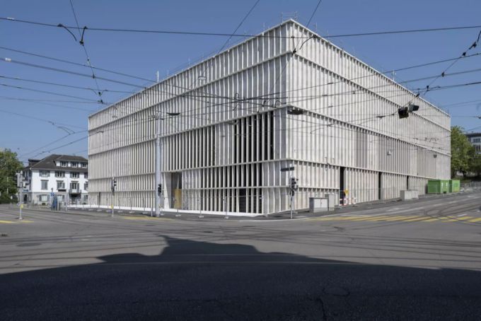 Der Erweiterungsbau des Kunsthaus Zürich, fotografiert am 31. Juli 2020 in Zürich. Entworfen wurde das Gebäude vom Architektenteam von David Chipperfield. Kunsthaus Zürich
