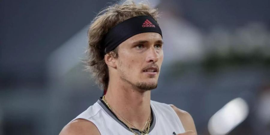 Ist drei Wochen vor den French Open in Topform: Alexander Zverev. Foto: Bernat Armangue/AP/dpa