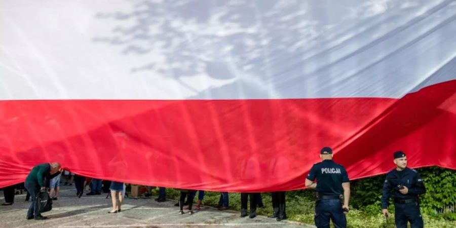 Demonstration vor dem polnischen obersten Gericht
