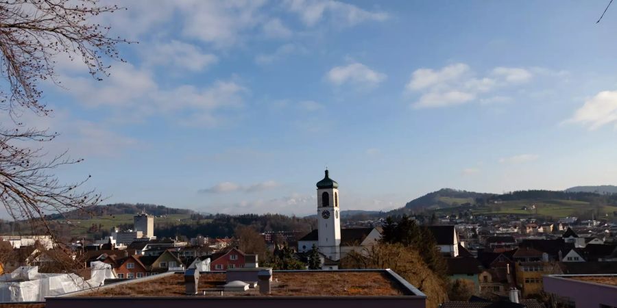 Aussicht über Gossau (SG).