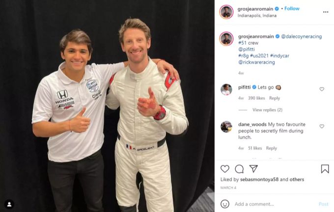 Pietro Fittipaldi und Romain Grosjean teilen sich bei Dale Coyne Racing das Cockpit der Startnummer 51. Romain Grosjean Pietro Fittipaldi