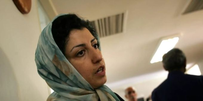 Die iranische Journalistin und Aktivistin Mohammadi Die iranische Journalistin und Aktivistin Mohammadi