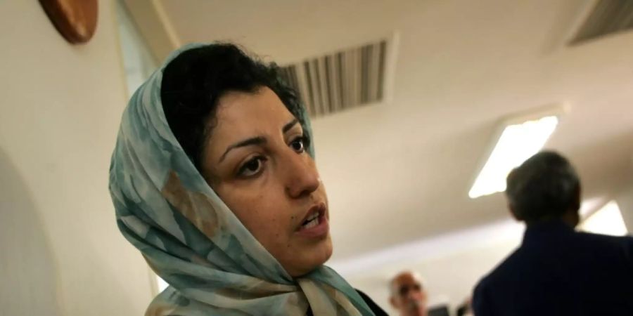 Die iranische Journalistin und Aktivistin Mohammadi
