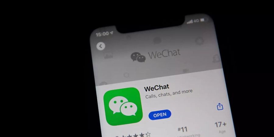 «Last-Minute»-Download der Messenger-App WeChat. (Archivbild)