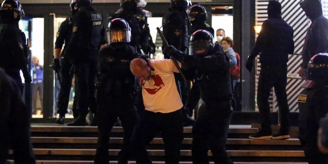 Proteste nach Amtseinführung von Lukaschenko in Belarus