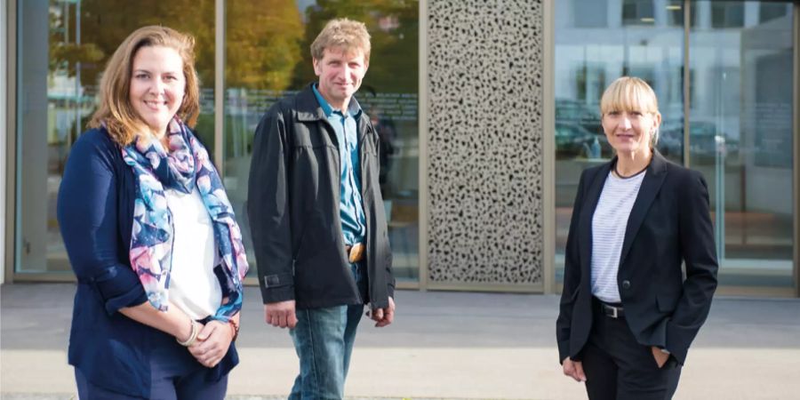 Seraina Bär, Martin Brunnschweiler und Marion Harzenmoser (von links):